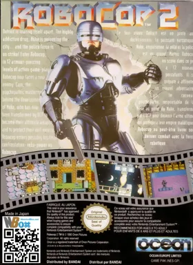 RoboCop 2 (Europe) box cover back